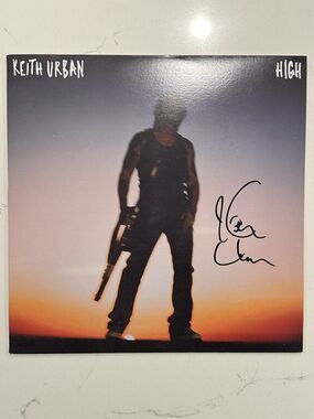 Keith Urban High SIGNED VINYL NEW 2024 Album LP AUTOGRAPHED JACKET